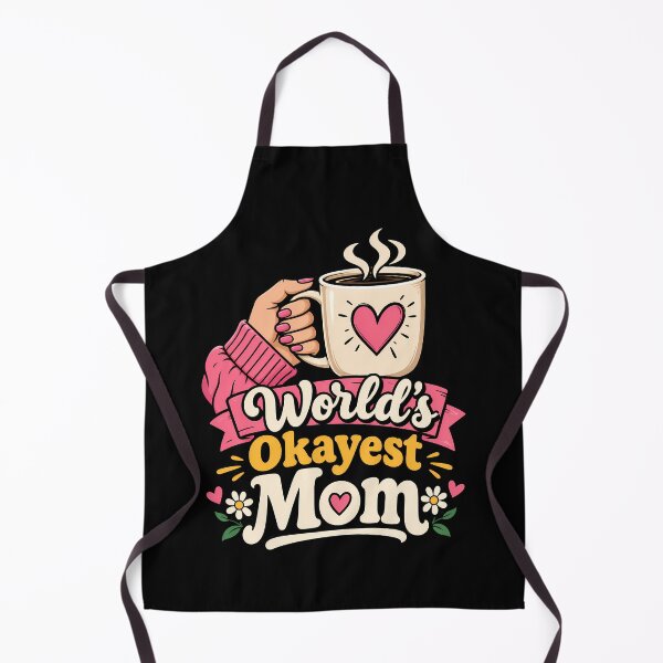 Item preview, Worlds Okayest Mom Funny Cute Mother Coffee Cup Floral Humor designed and sold by Photo-Sphere101.