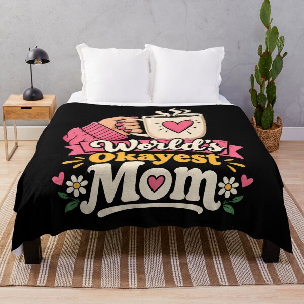 Item preview, Worlds Okayest Mom Funny Cute Mother Coffee Cup Floral Humor designed and sold by Photo-Sphere101.