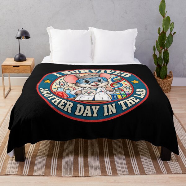 Item preview, I Survived Another Day In The Lab Funny Science Lab Rat designed and sold by Whirx.