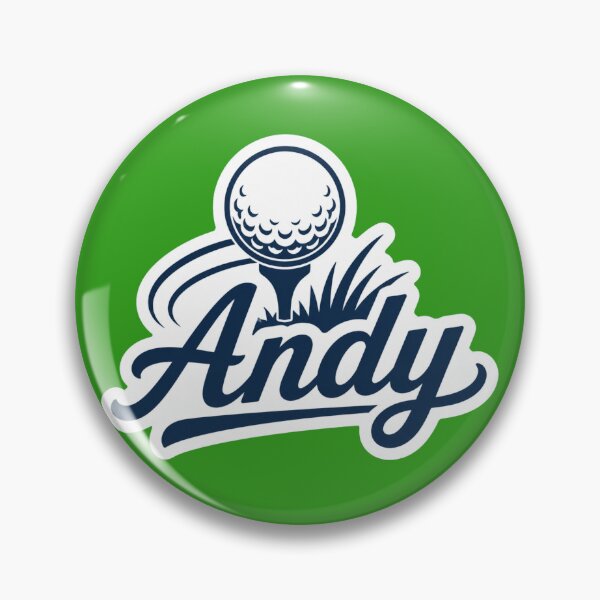 Item preview, Andy golf name Art designed and sold by The Digital Compass.