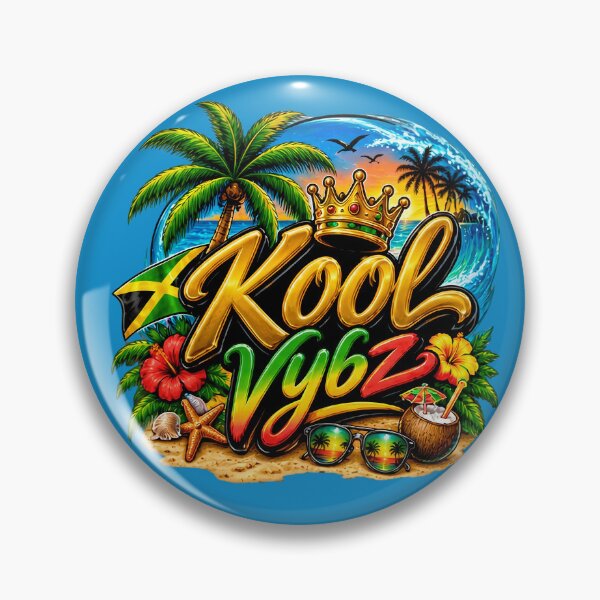 Item preview, Kool Vybz Jamaica Tropical Beach Crown Vacation Vibe designed and sold by digitalbob60.