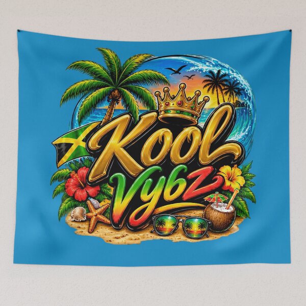 Item preview, Kool Vybz Jamaica Tropical Beach Crown Vacation Vibe designed and sold by digitalbob60.