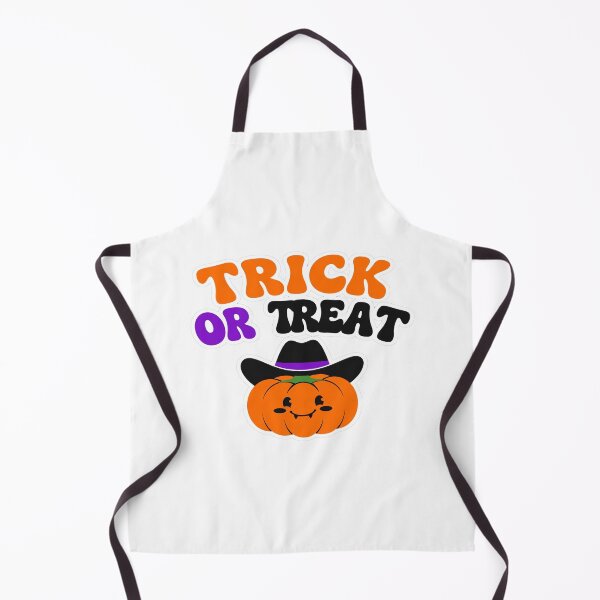 Item preview, Trick Or Treat Cowboy Pumpkin Halloween Text designed and sold by Custom Crest.
