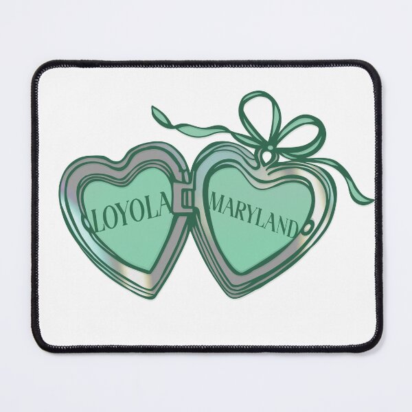 Item preview, Loyola Maryland Heart Locket designed and sold by gracecmoh.
