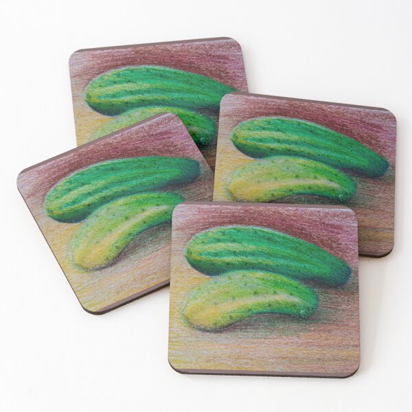 Item preview, Cucumbers - Colored pencils sketch designed and sold by Sky-99.