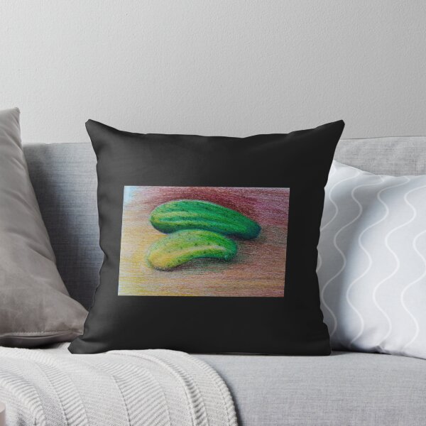 Item preview, Cucumbers - Colored pencils sketch designed and sold by Sky-99.