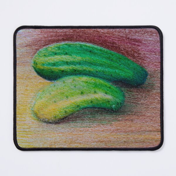 Item preview, Cucumbers - Colored pencils sketch designed and sold by Sky-99.