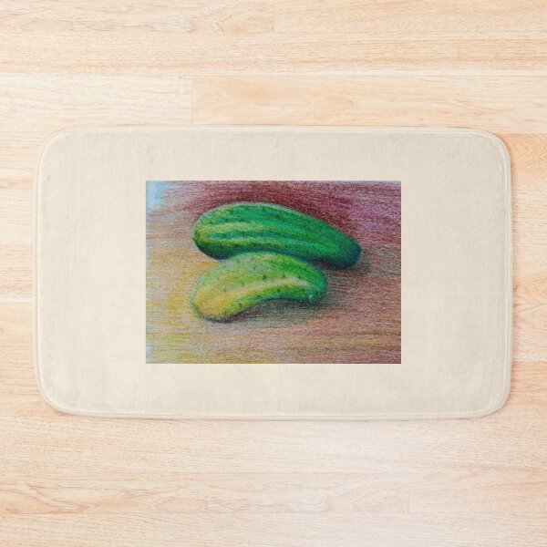 Item preview, Cucumbers - Colored pencils sketch designed and sold by Sky-99.