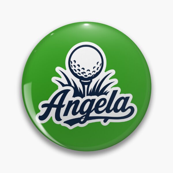 Item preview, Angela golf name Art designed and sold by The Digital Compass.