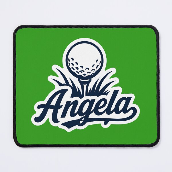 Item preview, Angela golf name Art designed and sold by The Digital Compass.
