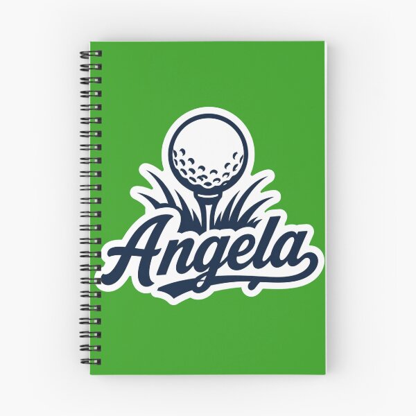 Item preview, Angela golf name Art designed and sold by The Digital Compass.