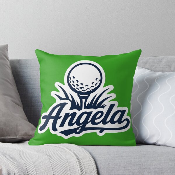 Item preview, Angela golf name Art designed and sold by The Digital Compass.