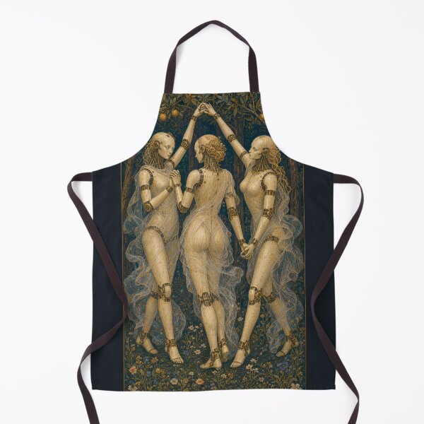 Item preview, The Three Graces Cyber Renaissance Art Print designed and sold by DMarquiseArt.