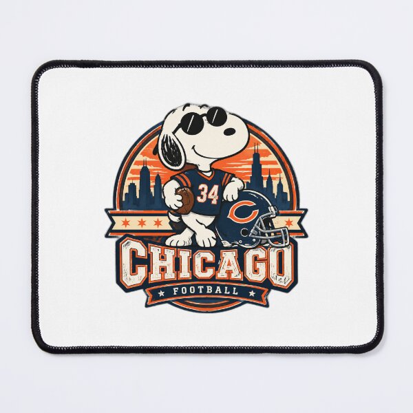 Item preview, Cool Snoopy Inspired Design with Chicago Bears Theme designed and sold by Milk McLactose.