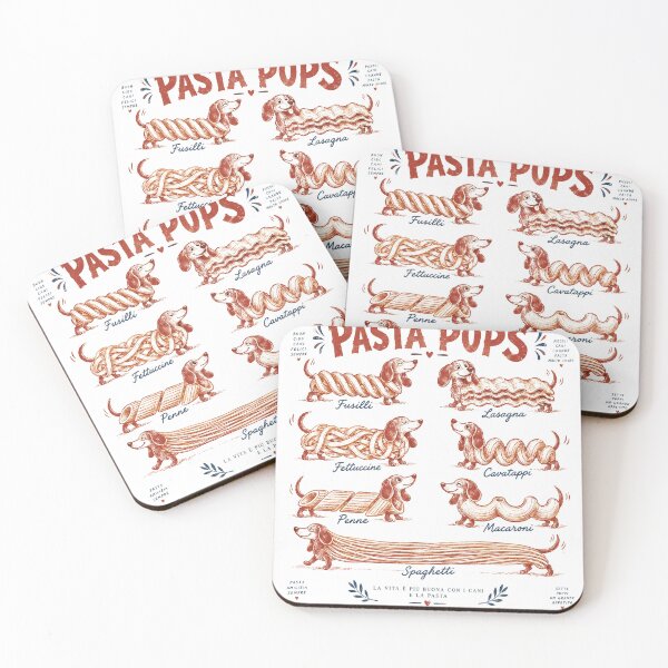 Item preview, Pasta Pups Vintage Dachshund Italian Food Chart designed and sold by WILLIAMS-BR.