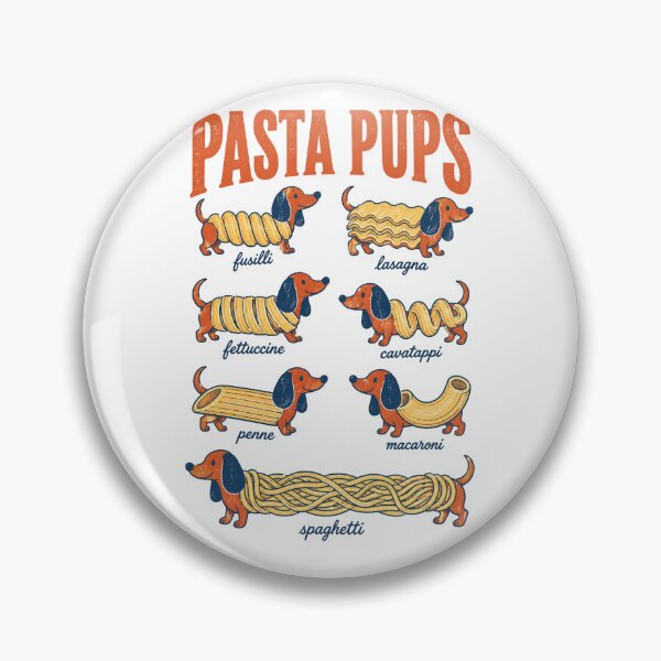 Item preview, Pasta Pups Vintage Dachshund Italian Food Chart designed and sold by WILLIAMS-BR.