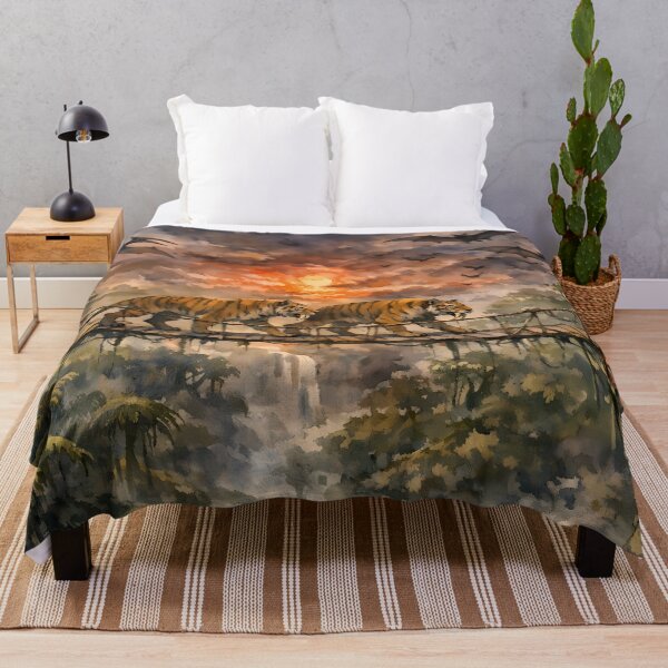 Item preview, Sabertooth Tigers Crossing Jungle Bridge designed and sold by cuprum.