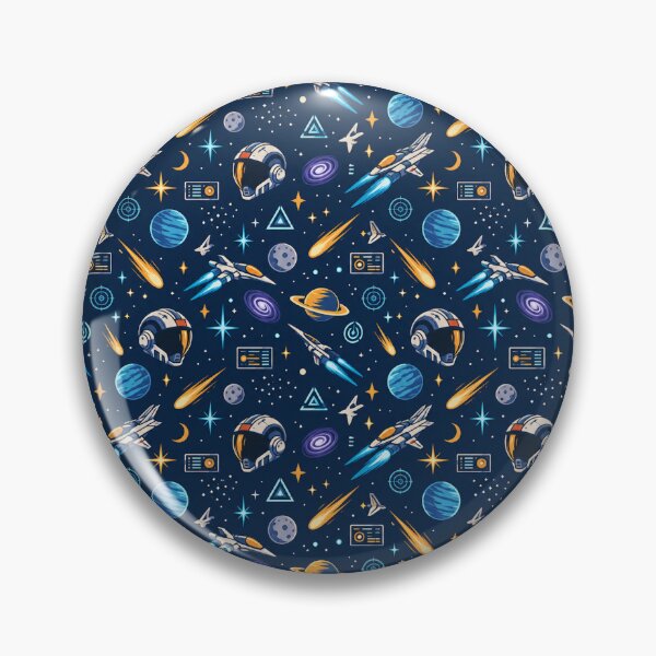 Item preview, Starfield Mercenary Doodles - Seamless Sci-Fi Anime Pattern designed and sold by Fanverse Merchandise.
