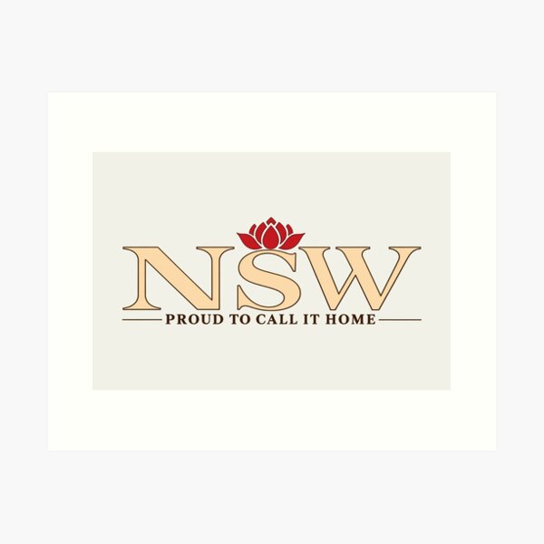 Item preview, NSW Proud to Call It Home – New South Wales Waratah Australia designed and sold by HO•Designs.