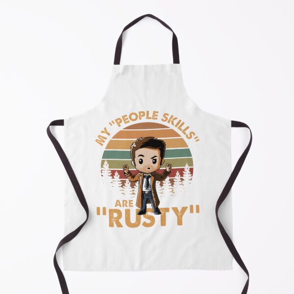 Item preview, Castiel Supernatural Inspired Vintage Cartoon Design Featuring Rusty People Skills designed and sold by hkteck.