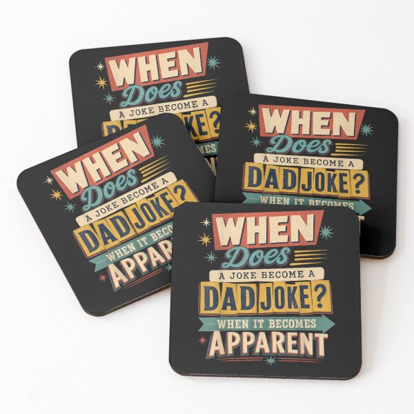 Item preview, Dad Joke Becomes Apparent Retro Typography Humor designed and sold by AmiGraph.