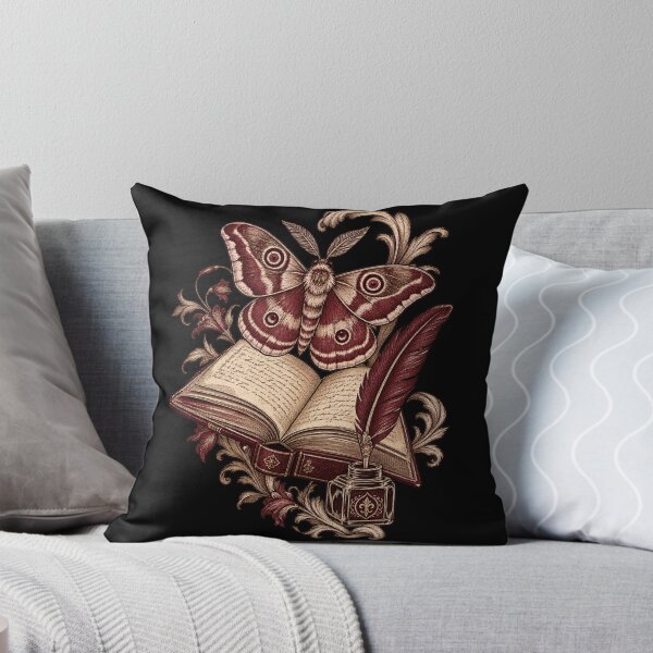Item preview, Vintage Moth Butterfly Antique Book Quill Dark Academia Illustration designed and sold by @SHINTOSARTSTORE.