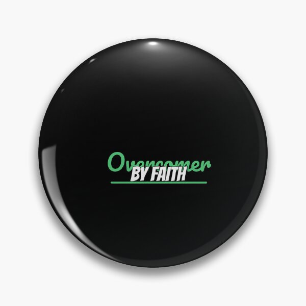 Item preview, Overcomer By Faith Christian Inspirational Encouragement designed and sold by 198tees.