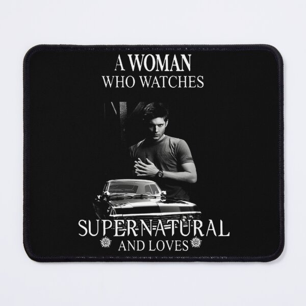 Item preview, Never Underestimate a Woman Who Loves Watching Supernatural TV Show Fan Design designed and sold by hkteck.
