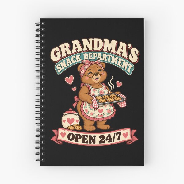 Item preview, Grandma’s Snack Department Open 24/7 Funny Bear designed and sold by Good Mood Foundry.