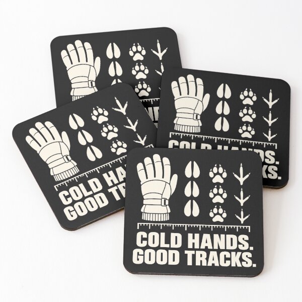 Item preview, Cold Hands Good Tracks Wildlife Tracking Winter designed and sold by DreamLayerStudio.