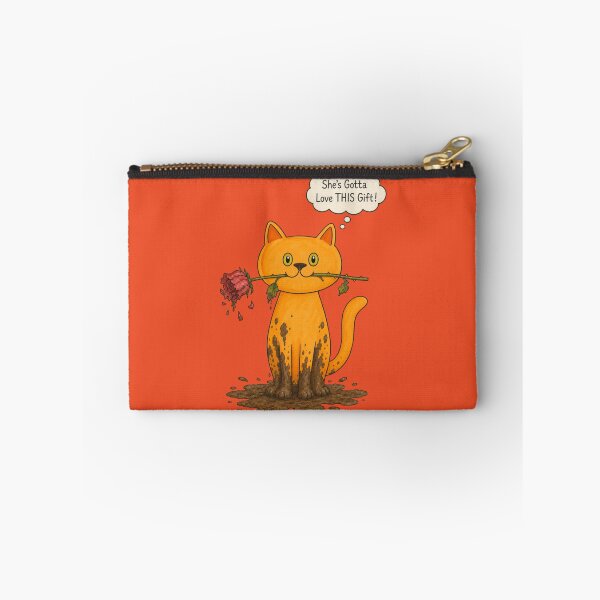 Item preview, Cartoon Cat with Rose designed and sold by cbfineart.