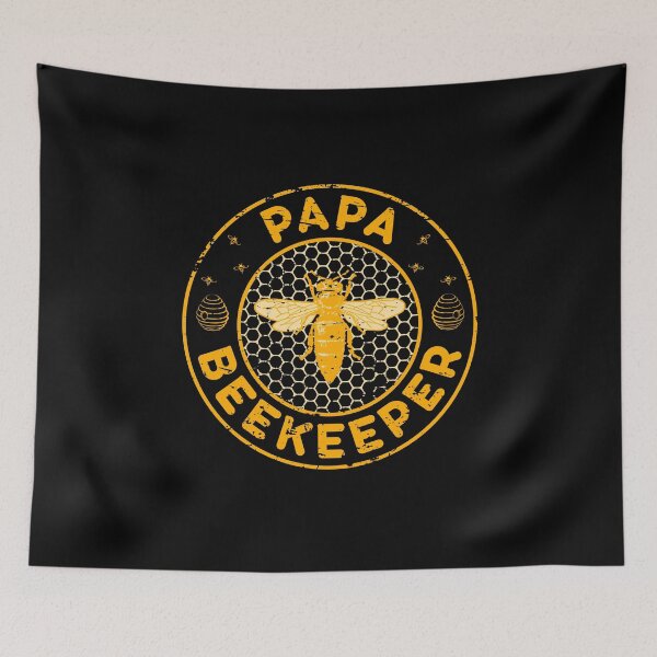 Item preview, Papa Beekeeper, Bee Whisperer Distressed Retro Style Design designed and sold by PugSwagClothing.
