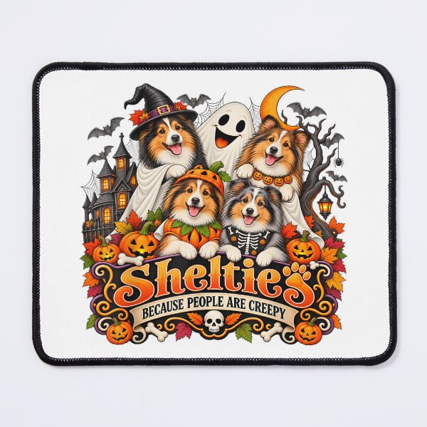 Item preview, Sheltie Halloween Because People Are Creepy designed and sold by TadeoNivar.