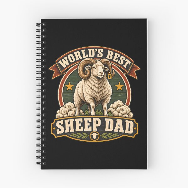 Item preview, Worlds Best Sheep Dad Funny Farmer Agriculture Animal Retro designed and sold by Photo-Sphere101.