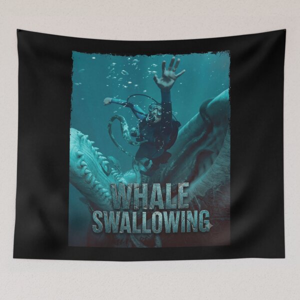 Item preview, Whale Swallowing Deep Sea Attack Shirt designed and sold by Minranshop.