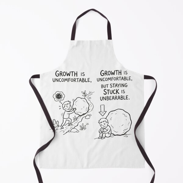 Item preview, Growth is uncomfortable, but staying stuck is unbearable. designed and sold by jrzvibe.