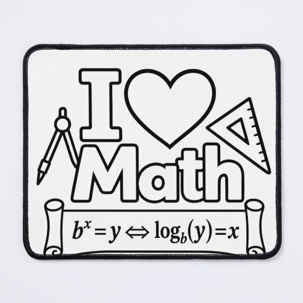 Item preview, I Love Math T-Shirt | Funny Mathematics Lover Design | Math Teacher & Student Gift designed and sold by CraftNestNoor.