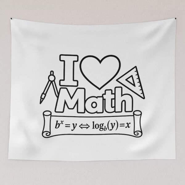Item preview, I Love Math T-Shirt | Funny Mathematics Lover Design | Math Teacher & Student Gift designed and sold by CraftNestNoor.