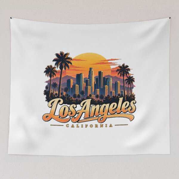 Item preview, Vintage Los Angeles California Travel Souvenir Landmark Gift designed and sold by MichaeIRellov.