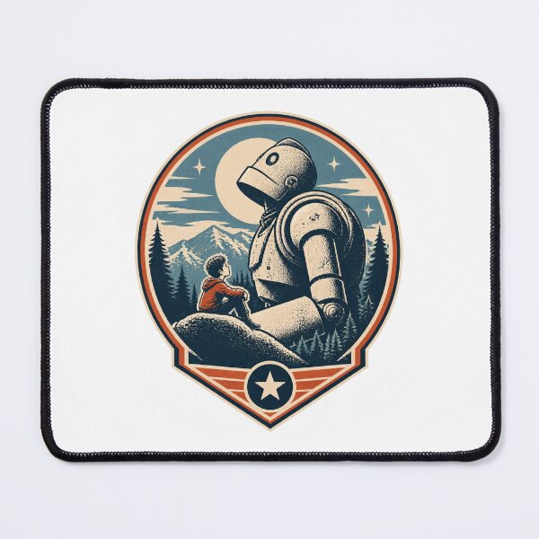 Item preview, Retro Inspired Robot Design Featuring a Giant Iron Machine Artwork designed and sold by BrattyCatty.