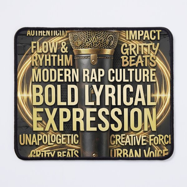 Item preview, Golden Mic: The Voice of Modern Rap” designed and sold by Mudikeys.
