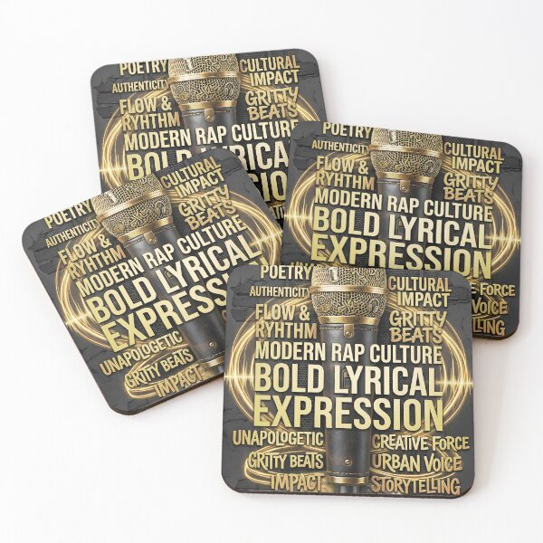 Item preview, Golden Mic: The Voice of Modern Rap” designed and sold by  Mudikeys.