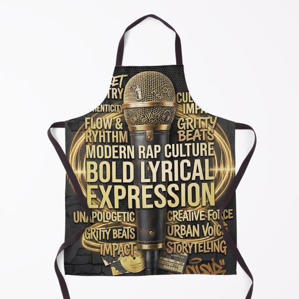Item preview, Golden Mic: The Voice of Modern Rap” designed and sold by  Mudikeys.