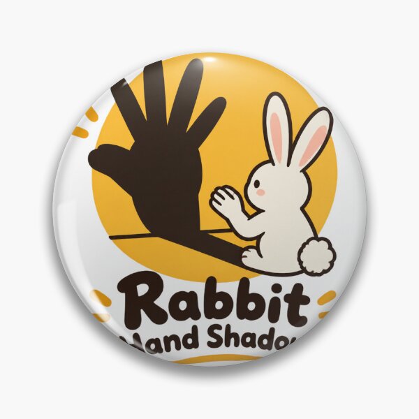 Item preview, Rabbit Hand Shadow Art - Cute and Playful Silhouette Design designed and sold by BrattyCatty.