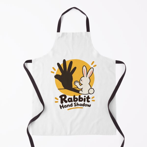 Item preview, Rabbit Hand Shadow Art - Cute and Playful Silhouette Design designed and sold by BrattyCatty.