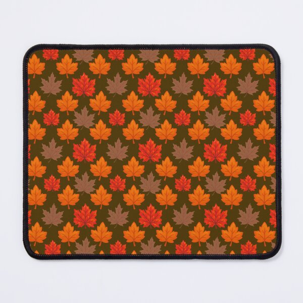 Item preview, Vintage Autumn Maple Leaves Moody Olive Pattern Art designed and sold by Jyoti Digital Artist.