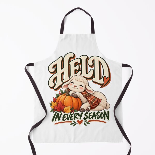 Item preview, Held In Every Season – Cute Christian Lamb Autumn Faith designed and sold by FaithArt777.