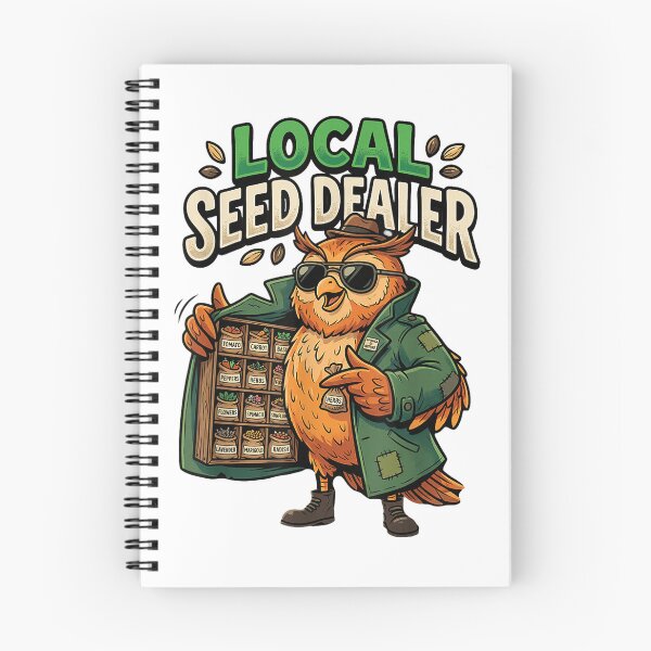 Item preview, Local Seed Dealer Funny Gardening Owl designed and sold by TadeoNivar.