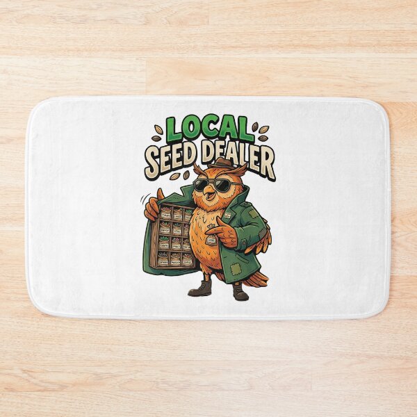 Item preview, Local Seed Dealer Funny Gardening Owl designed and sold by TadeoNivar.