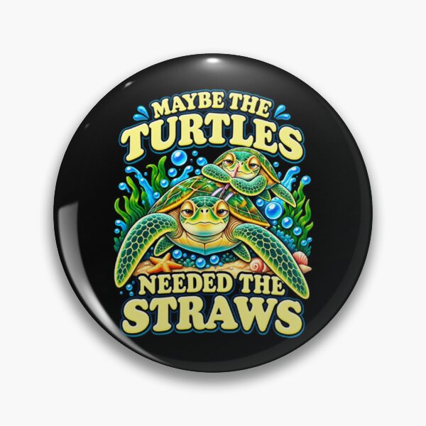 Item preview, Maybe The Turtles Needed The Straws designed and sold by KeveElise.
